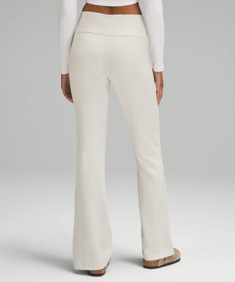 Lululemon Brushed Softstreme Räfflad Zip Flared Pant 32.5