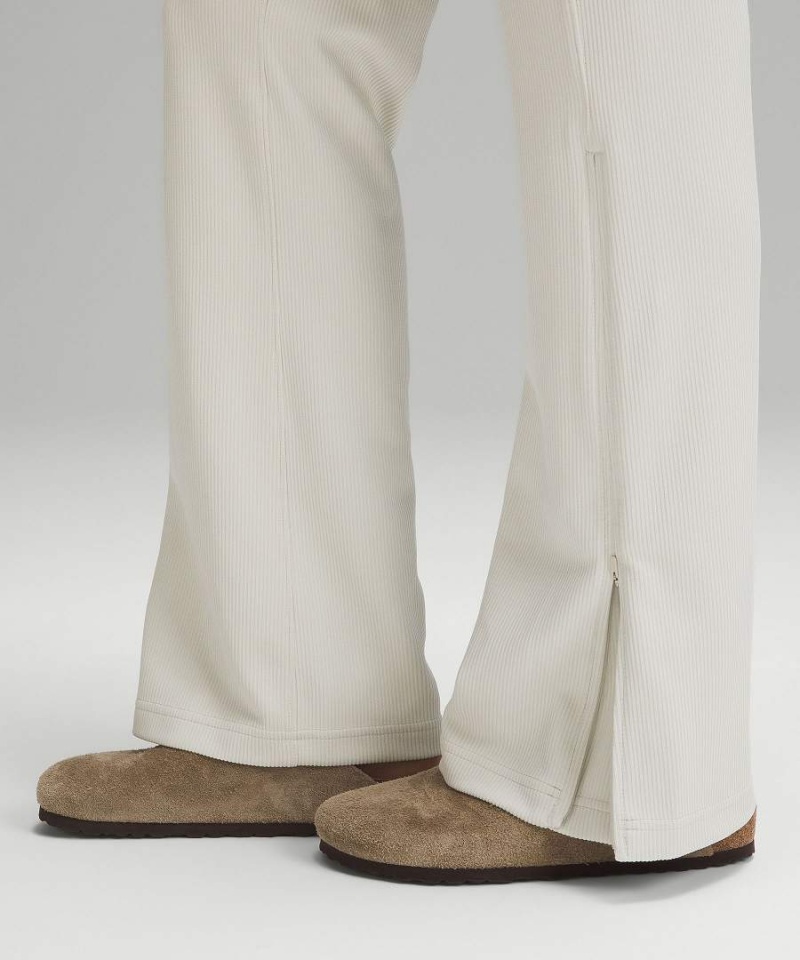 Lululemon Brushed Softstreme Räfflad Zip Flared Pant 32.5