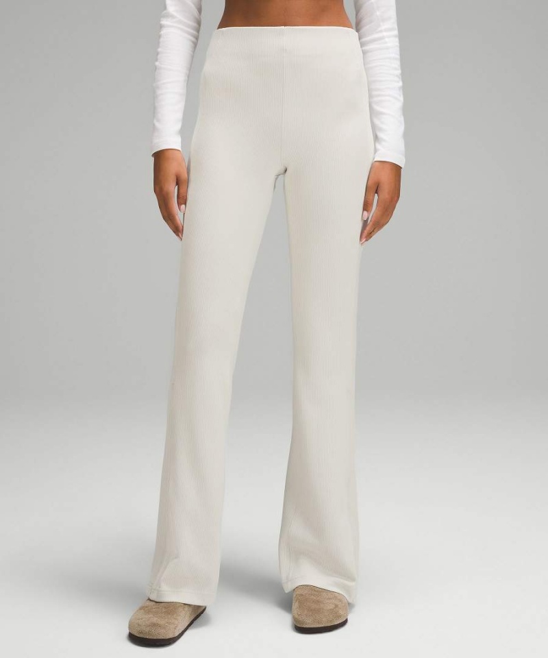 Lululemon Brushed Softstreme Räfflad Zip Flared Pant 32.5\