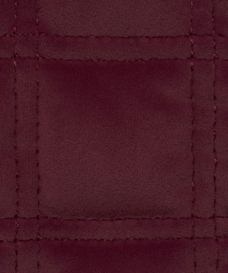 Lululemon Camera 2L Quiltad Velour Crossbody Väska Dam Vinröda Sverige | ILZYVM678