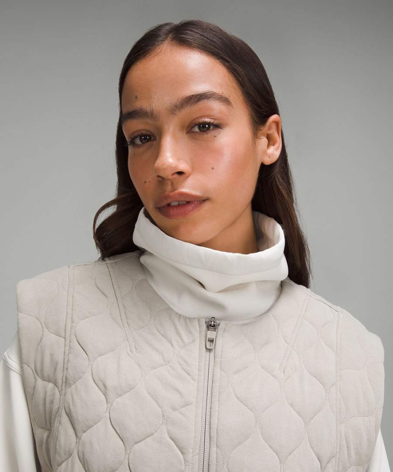 Lululemon Cap-Sleeve Quiltad Väst Dam Grå Sverige | NBSUOR710
