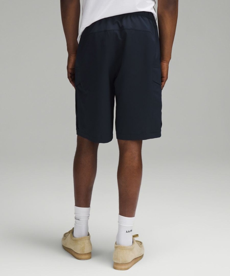 Lululemon Cargo Pocket Shorts Herr Marinblå Sverige | MBOEZF362