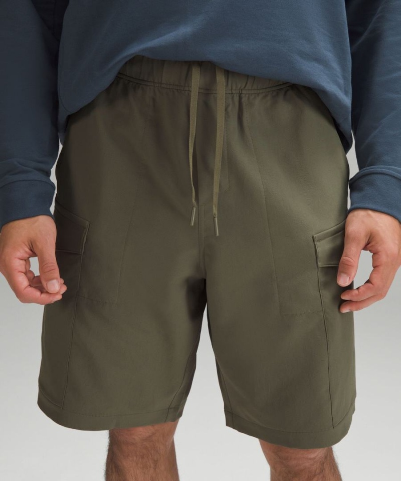 Lululemon Cargo Pocket Shorts Herr Olivgröna Sverige | JMRETS726