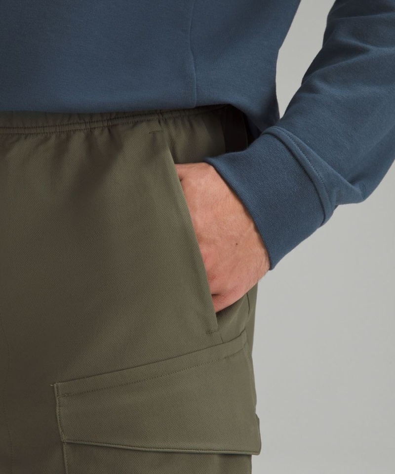 Lululemon Cargo Pocket Shorts Herr Olivgröna Sverige | JMRETS726