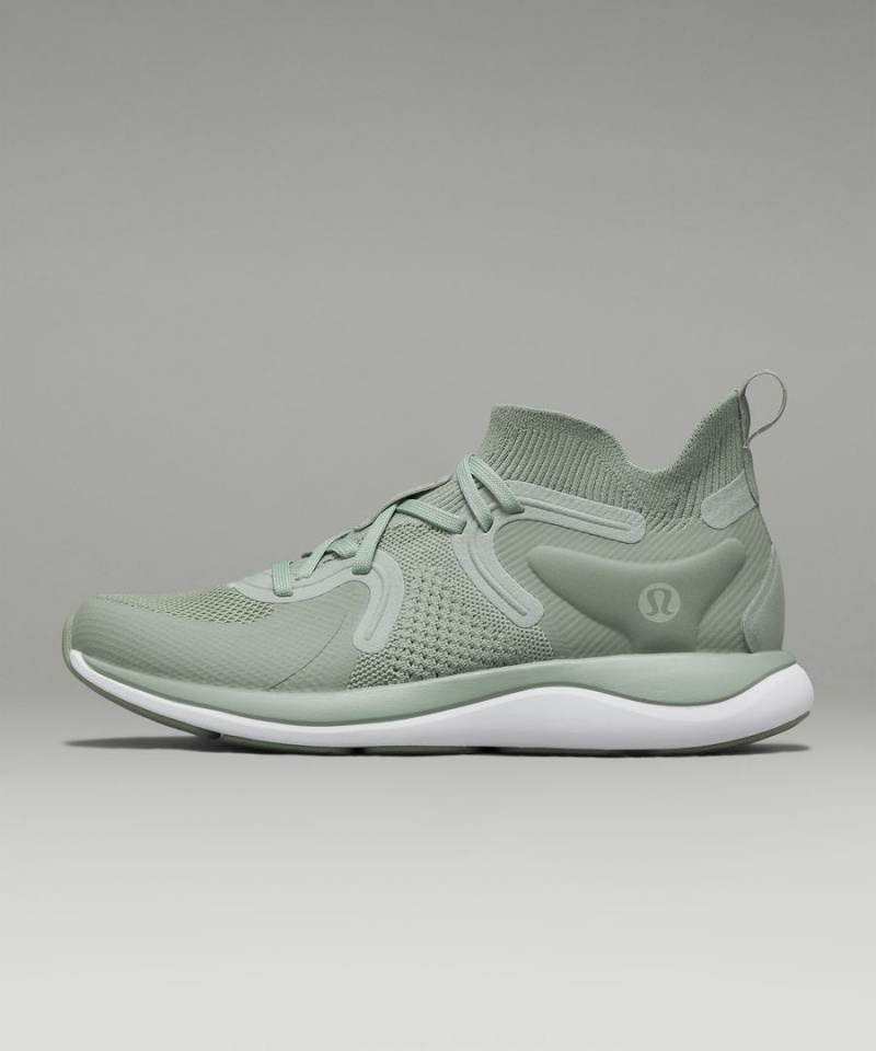 Lululemon Chargefeel 2 Mid Sneakers Dam Ljusolivgröna Vita Sverige | PLDYNA824