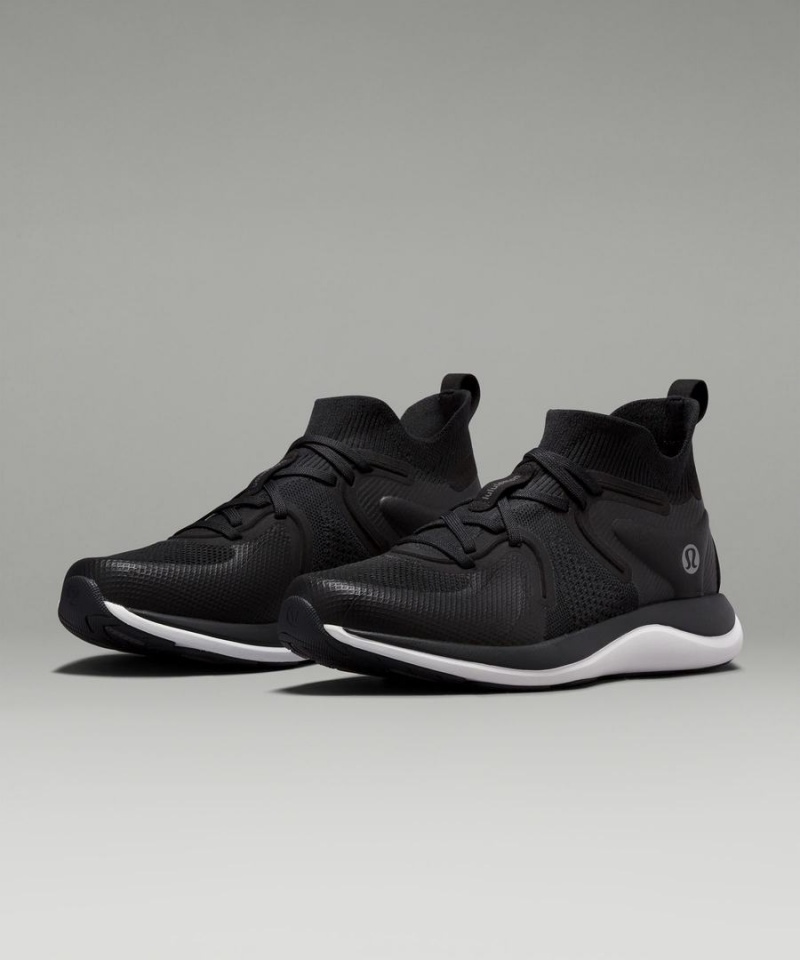 Lululemon Chargefeel 2 Mid Sneakers Dam Svarta Vita Sverige | DGCJAV057