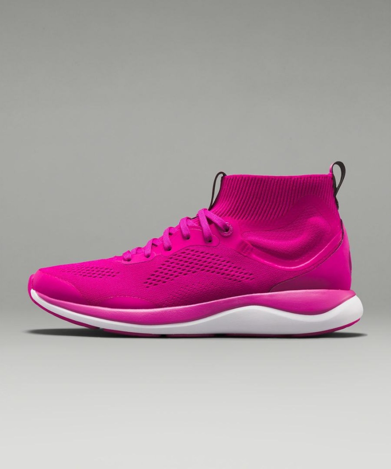 Lululemon Chargefeel Mid Sneakers Dam Rosa Vita Sverige | SDBGCW687
