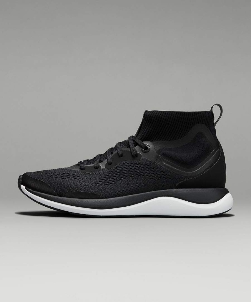 Lululemon Chargefeel Mid Sneakers Dam Svarta Vita Sverige | PEWDST628
