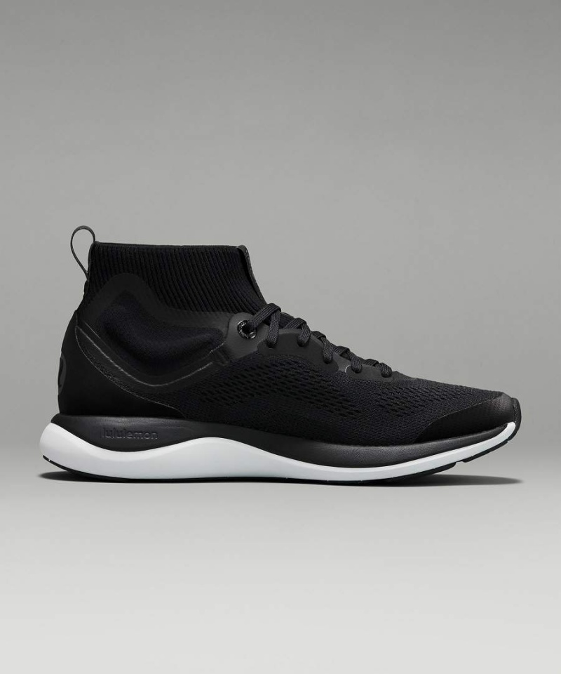 Lululemon Chargefeel Mid Sneakers Dam Svarta Vita Sverige | PEWDST628