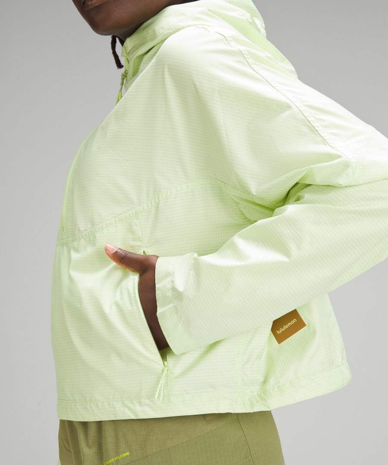 Lululemon Cinch-Back Half-Zip Vandring Pullover Jackor Dam Ljusgröna Sverige | QNWBCA849