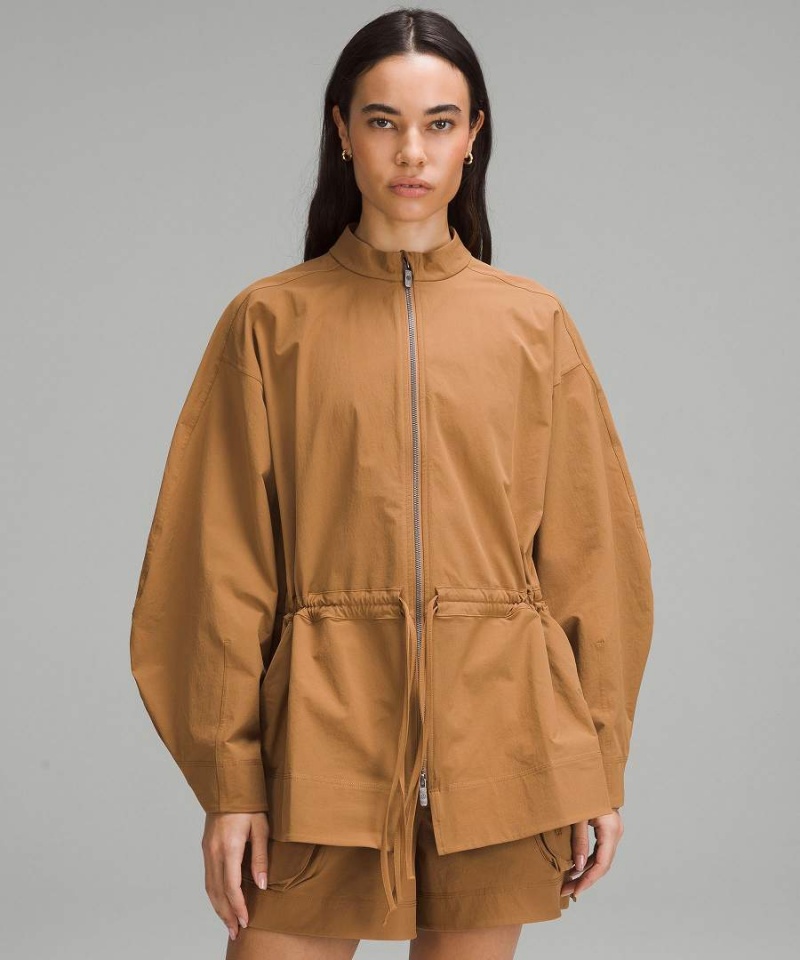 Lululemon Cinch-Midja Stretch Shirt Jackor Dam Beige Sverige | PGBCKY389
