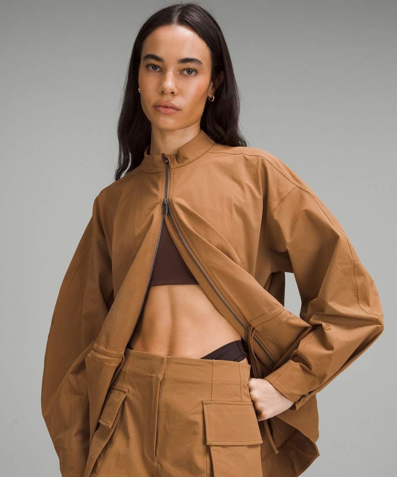 Lululemon Cinch-Midja Stretch Shirt Jackor Dam Beige Sverige | PGBCKY389