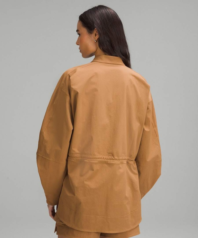 Lululemon Cinch-Midja Stretch Shirt Jackor Dam Beige Sverige | PGBCKY389