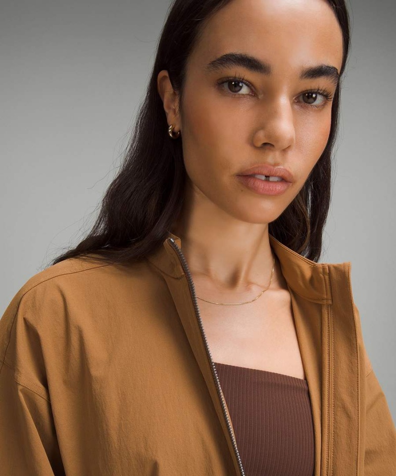 Lululemon Cinch-Midja Stretch Shirt Jackor Dam Beige Sverige | PGBCKY389