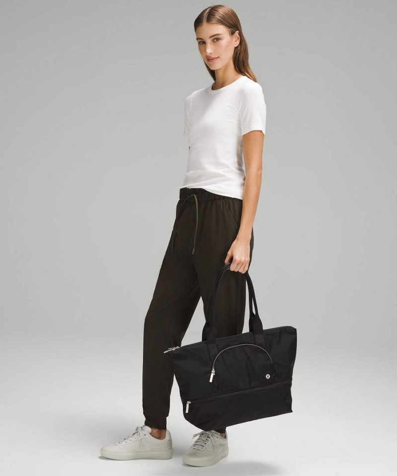 Lululemon City Adventurer 27L Tote Dam Svarta Sverige | DZJEXR507