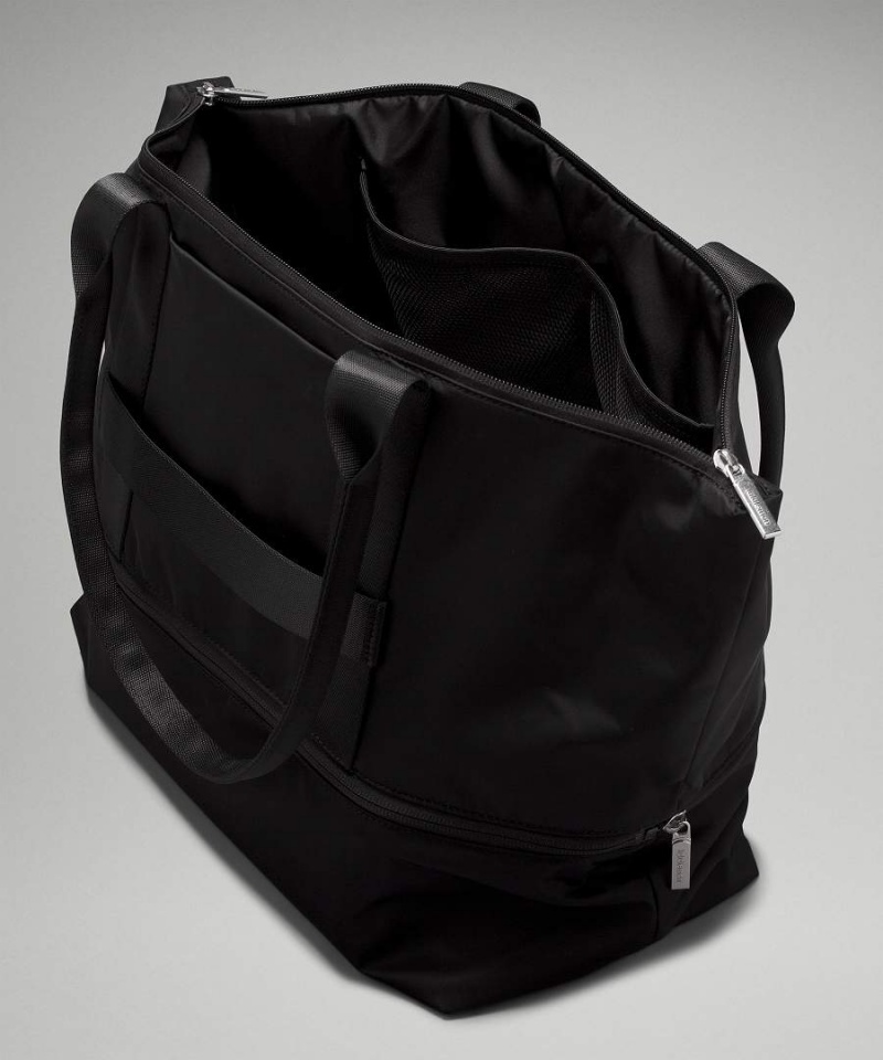 Lululemon City Adventurer 27L Tote Dam Svarta Sverige | DZJEXR507
