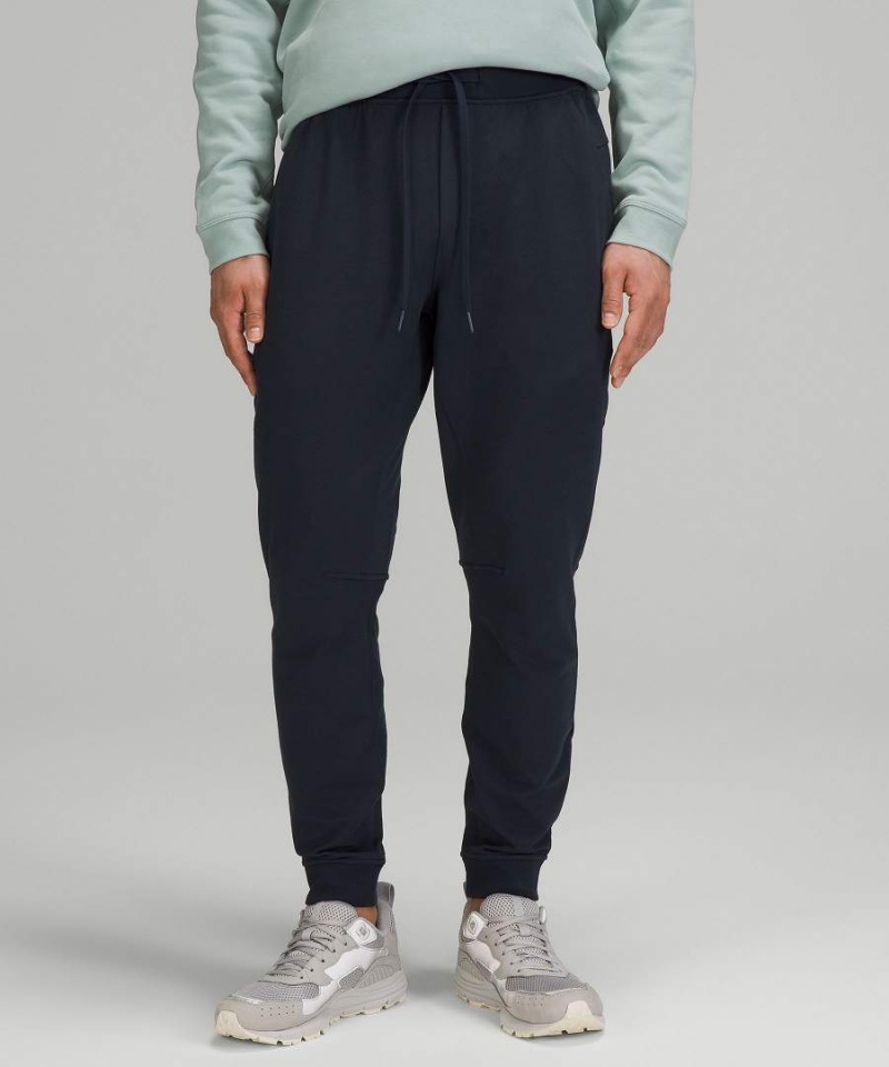 Lululemon City Sweat Höga Joggingbyxor Herr Marinblå Sverige | PKFEJM627