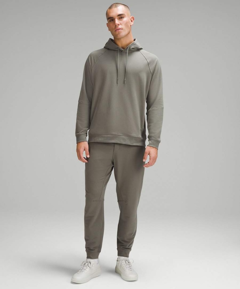 Lululemon City Sweat Pullover Hoodie Herr Grå Olivgröna Sverige | ZNQYMF851