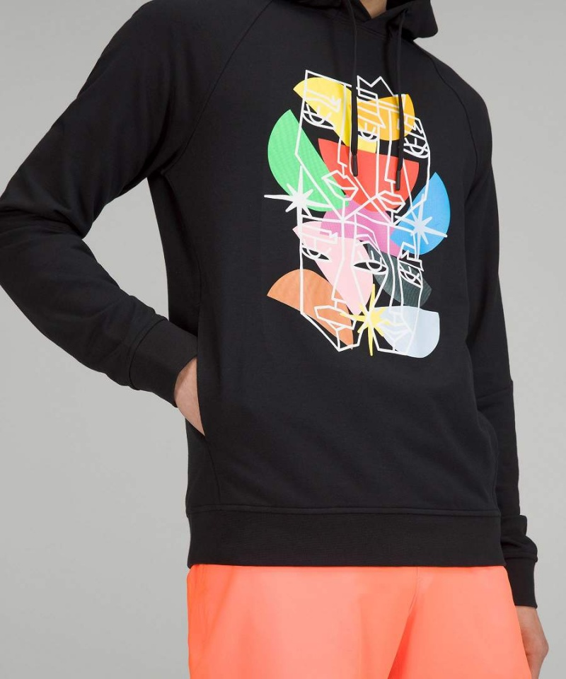 Lululemon City Sweat Pullover Pride Hoodie Herr Svarta Sverige | DBRFUI431