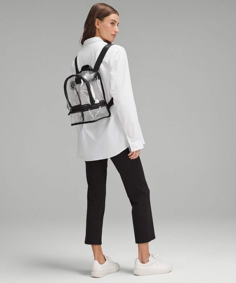 Lululemon Clear Mini 10L Logo Ryggsäckar Dam Svarta Sverige | HTBOFW365