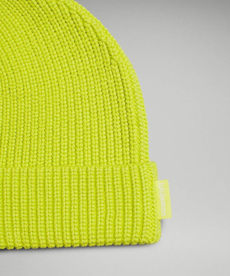 Lululemon Close-Fit Bomull-Blend Räfflad Mössa Herr Ljusgröna Sverige | UDNOGP675