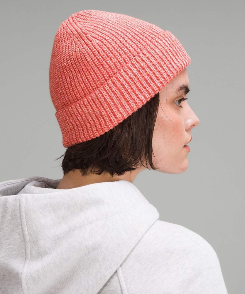 Lululemon Close-Fit Bomull-Blend Räfflad Mössa Herr Orange Sverige | HRCLES031