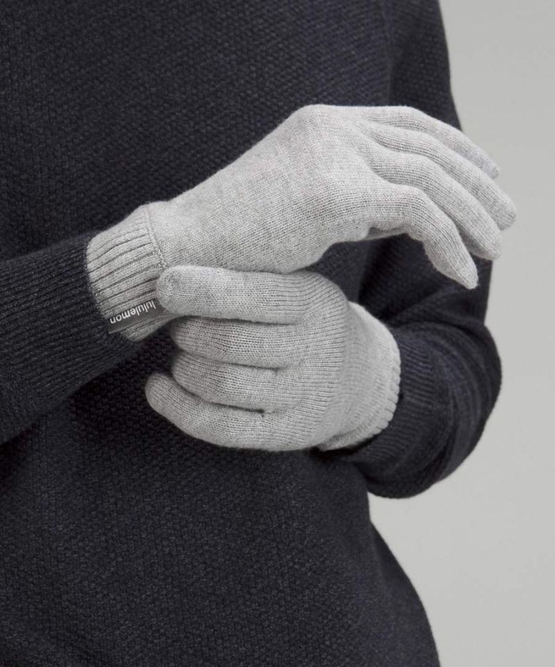 Lululemon Cold Pursuit Knit Handskar Herr Grå Sverige | LVJMKX947