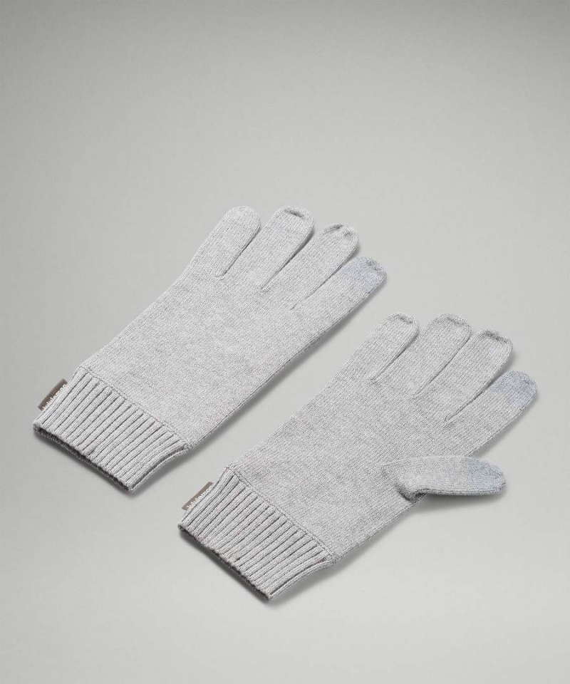 Lululemon Cold Pursuit Knit Handskar Herr Grå Sverige | LVJMKX947