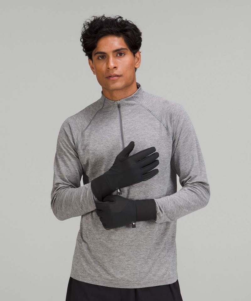 Lululemon Cold Terrain Fodrade Handskar Herr Svarta Sverige | XLUZCE041