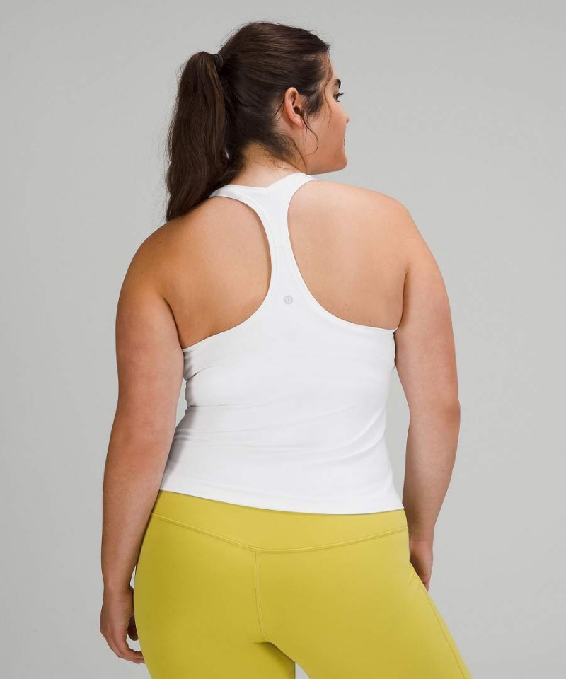 Lululemon Cool Racerback Nulu Korta Linne Dam Vita Sverige | PWGRSY015