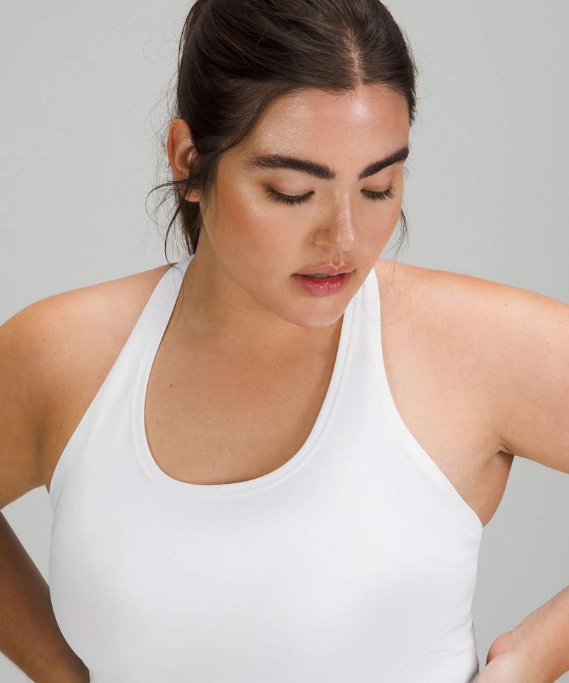 Lululemon Cool Racerback Nulu Korta Linne Dam Vita Sverige | PWGRSY015