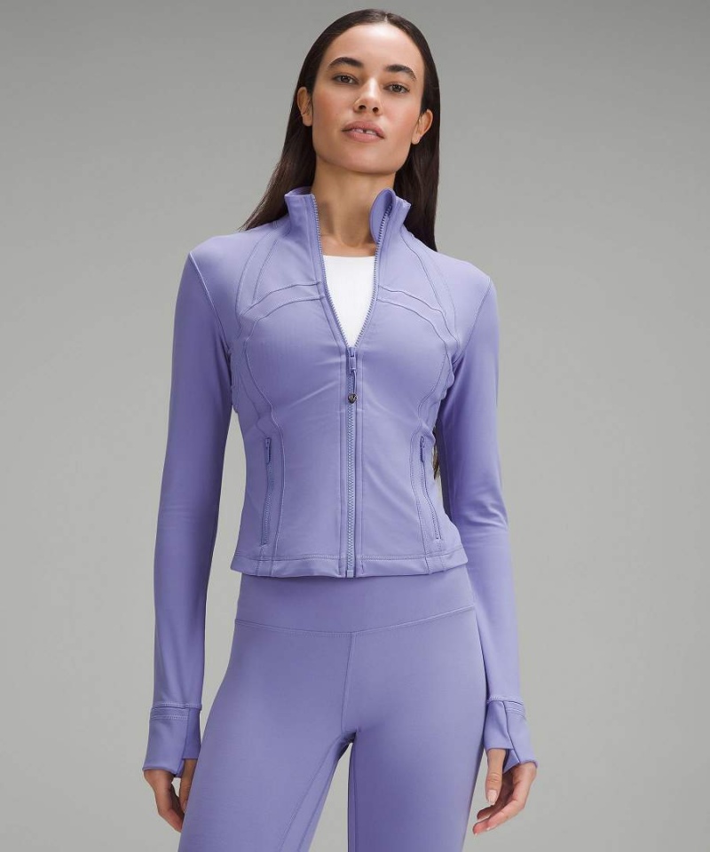 Lululemon Cropped Nulu Define Jacket Dam Mörklavendel Sverige | EOIYAT902