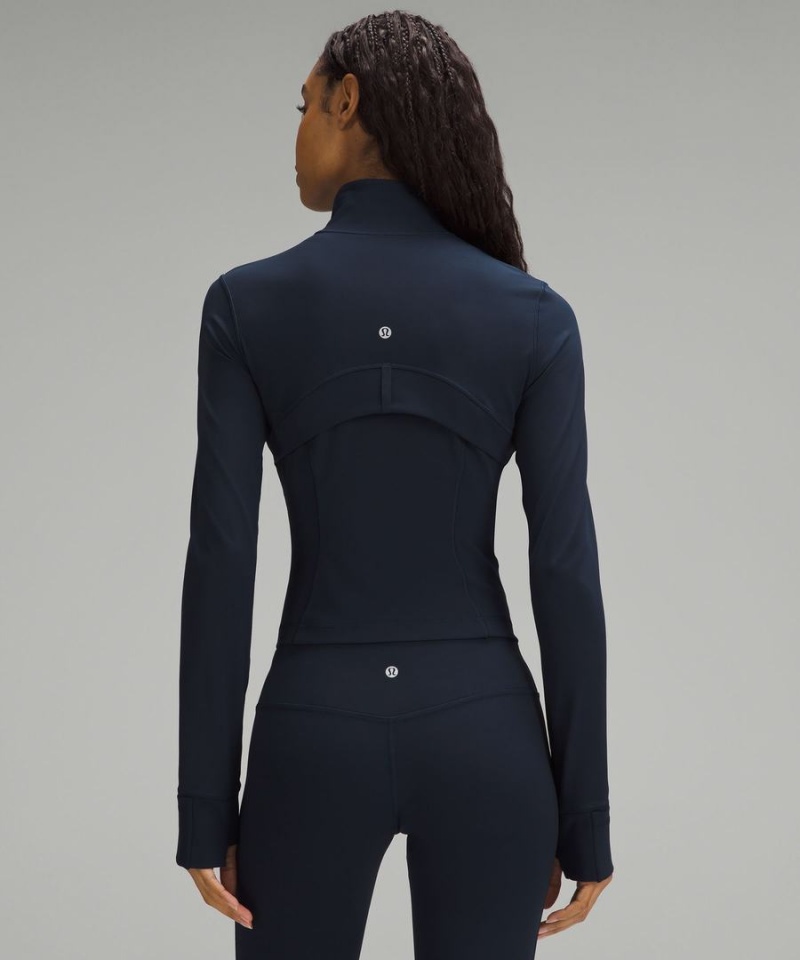 Lululemon Cropped Nulu Define Jacket Dam Marinblå Sverige | UMHTSW293