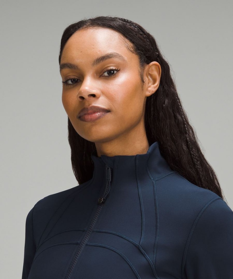 Lululemon Cropped Nulu Define Jacket Dam Marinblå Sverige | UMHTSW293