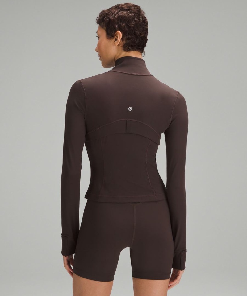 Lululemon Cropped Nulu Define Jacket Dam Choklad Sverige | KLGQUV946