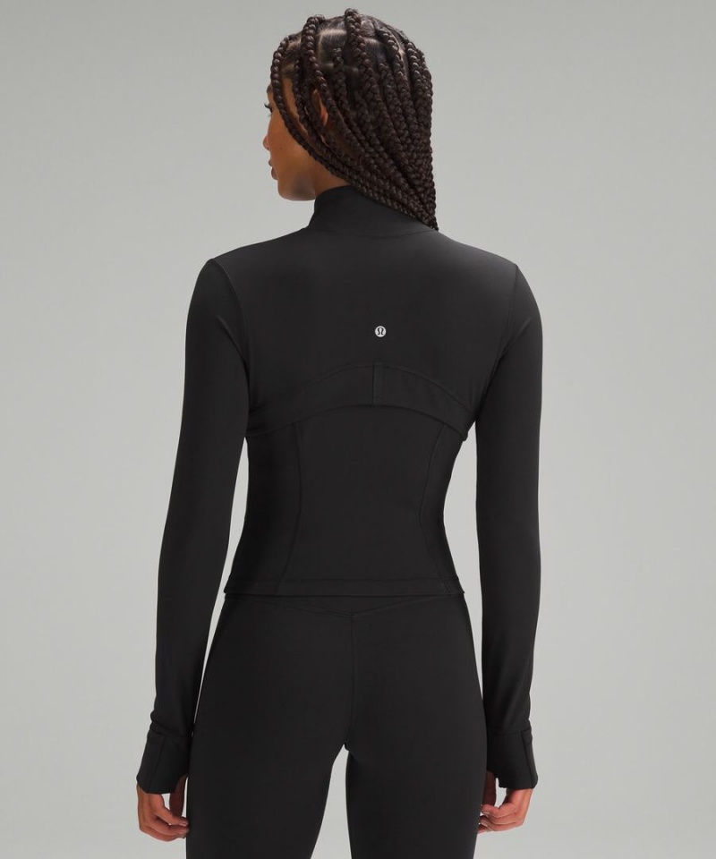 Lululemon Cropped Nulu Define Jacket Dam Svarta Sverige | NIHBUG897