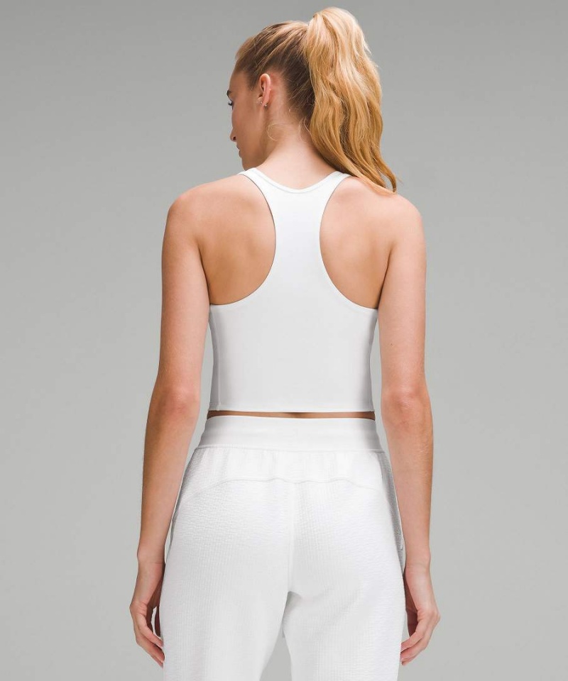 Lululemon Cropped V-Neck Tennis Linne Dam Vita Sverige | RVTJSX145