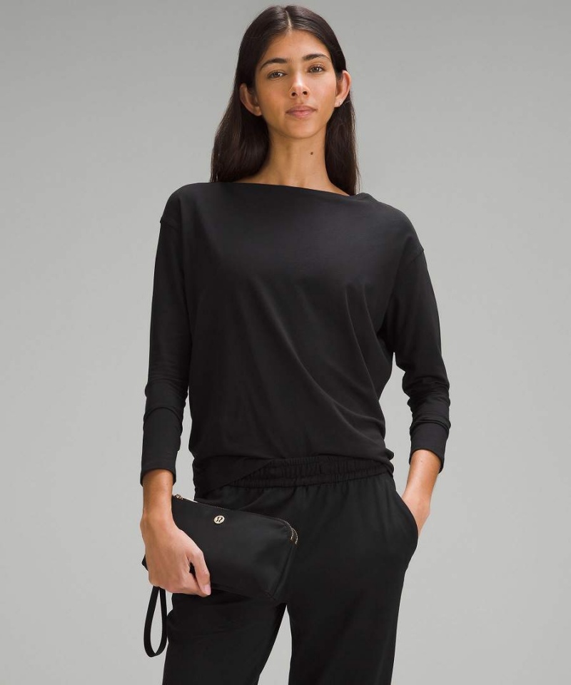 Lululemon Curved Wristlet Dam Svarta Guld Sverige | LJNVTR250