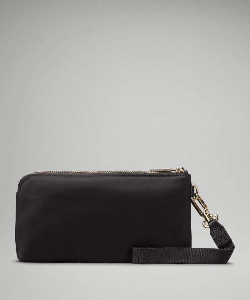 Lululemon Curved Wristlet Dam Svarta Guld Sverige | LJNVTR250