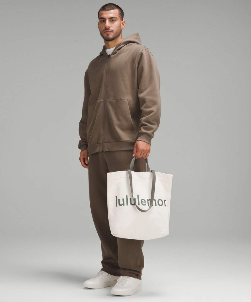 Lululemon Double-Handle Canvas 17L Tote Herr Beige Svarta Sverige | PBXFIY051