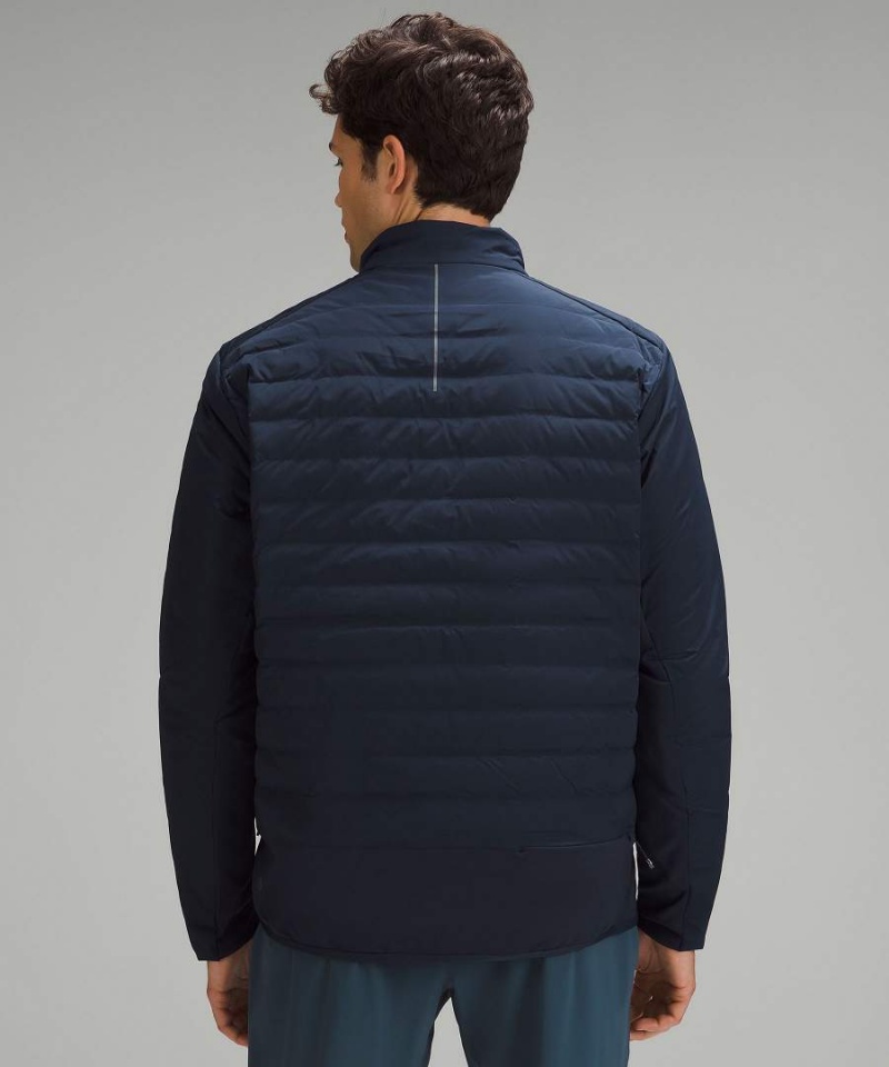 Lululemon Down for It All Jackor Herr Marinblå Sverige | EZYARK517