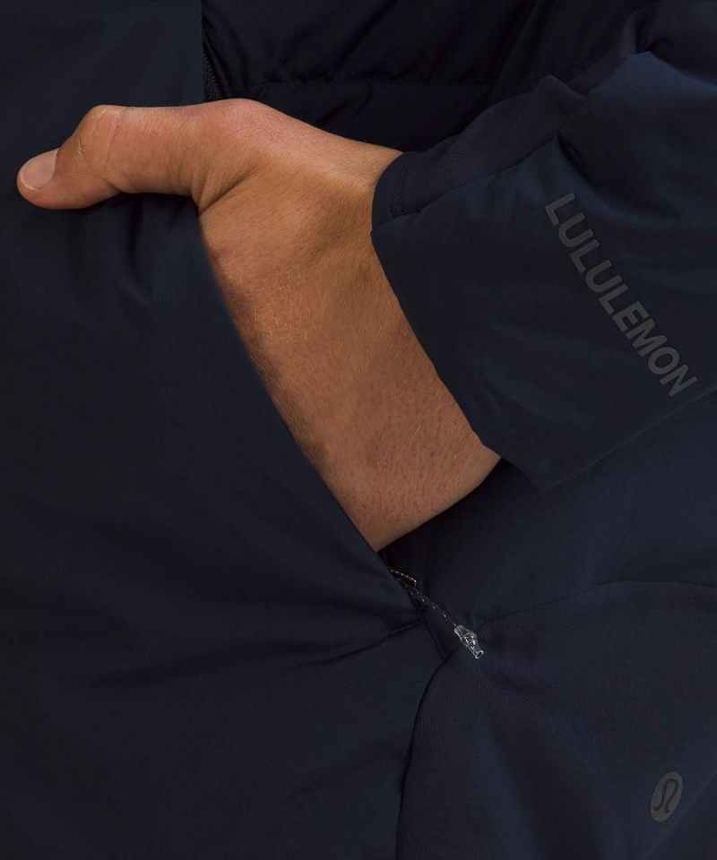 Lululemon Down for It All Jackor Herr Marinblå Sverige | EZYARK517