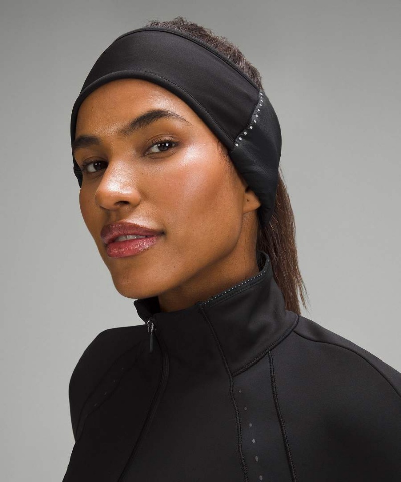 Lululemon Down for It All Öronvärmare Herr Svarta Sverige | MUSXHY749