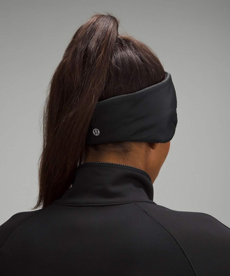 Lululemon Down for It All Öronvärmare Herr Svarta Sverige | MUSXHY749