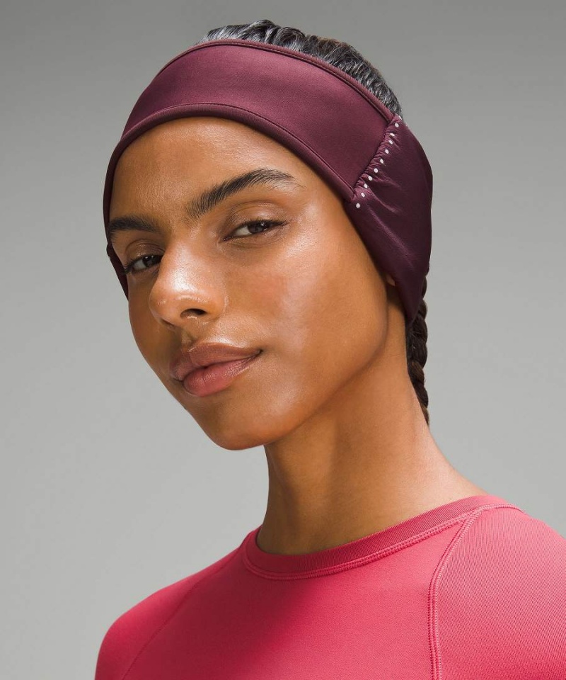 Lululemon Down for It All Öronvärmare Herr Vinröda Sverige | PMLIYH587