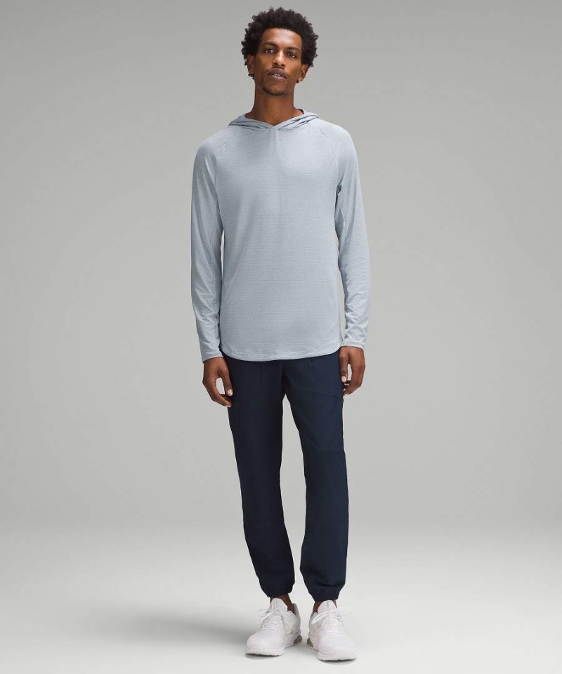 Lululemon Drysense Hoodie Herr Blå Sverige | CGIOJD190