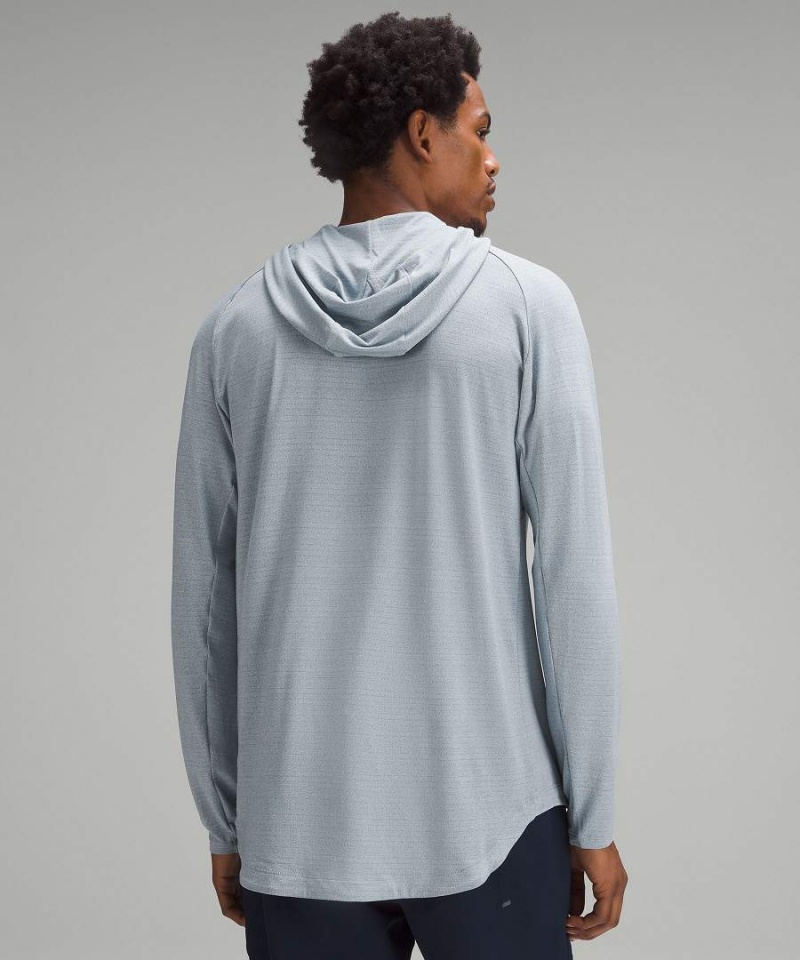 Lululemon Drysense Hoodie Herr Blå Sverige | CGIOJD190