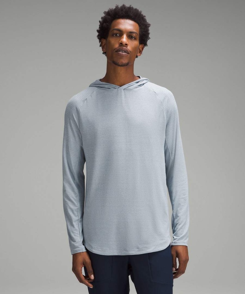 Lululemon Drysense Hoodie Herr Blå Sverige | CGIOJD190