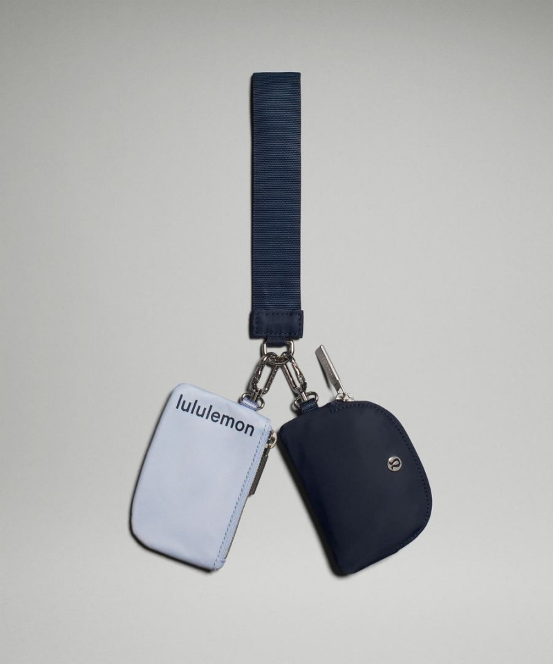 Lululemon Dual Pouch Wristlet Dam Blå Beige Marinblå Sverige | LVFOHP168