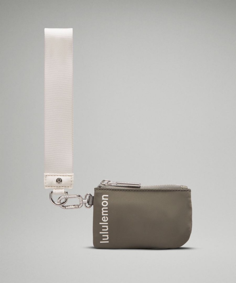 Lululemon Dual Pouch Wristlet Dam Grå Olivgröna Vita Sverige | QWEVIG945
